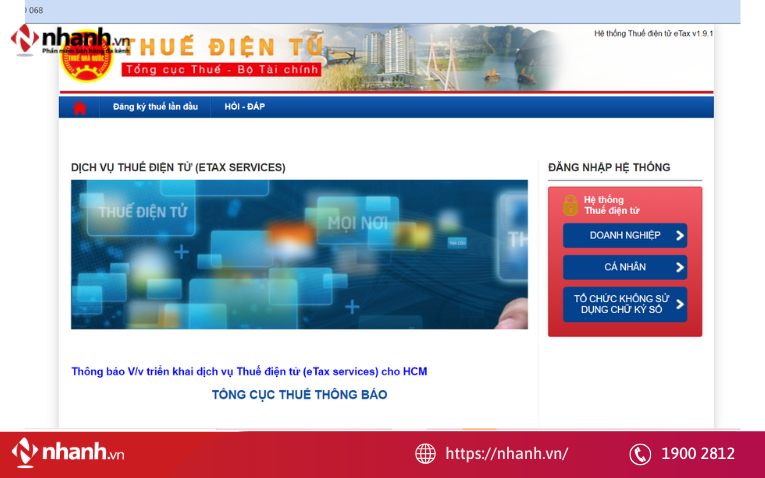 Doanh nghiệp thực hiện kê khai và nộp thuế