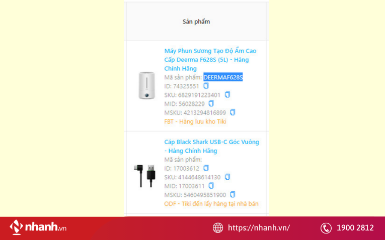 Đồng bộ tồn kho sản phẩm