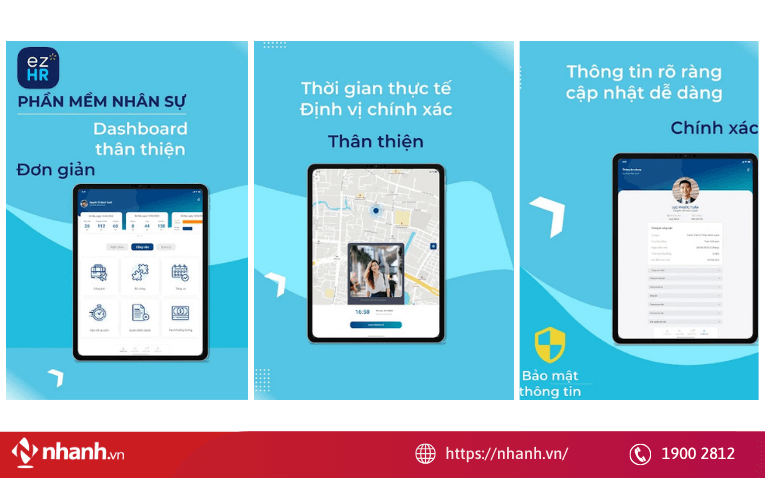 App chấm công ezHR9