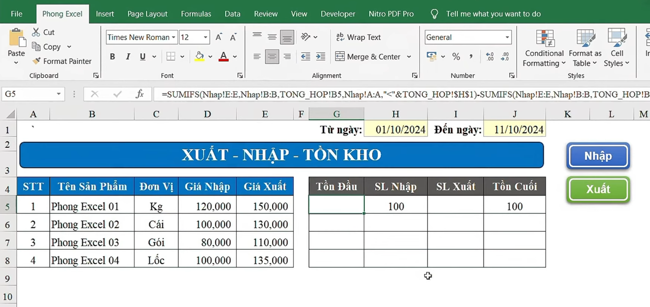 File xuất-nhập-tồn cơ bản