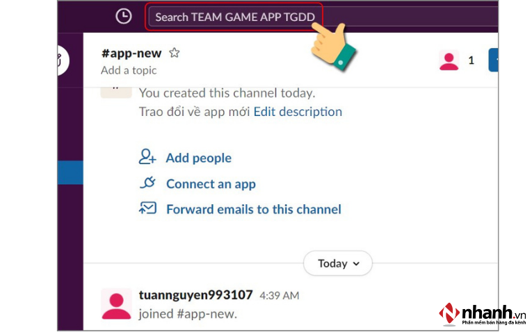 Ghim và tìm kiếm tin nhắn