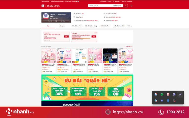 Gian hàng trên sàn thương mại điện tử là gì?