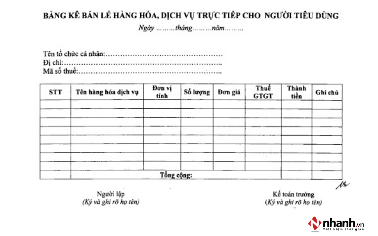 Quy định pháp lý về mẫu hóa đơn bán lẻ hợp lệ