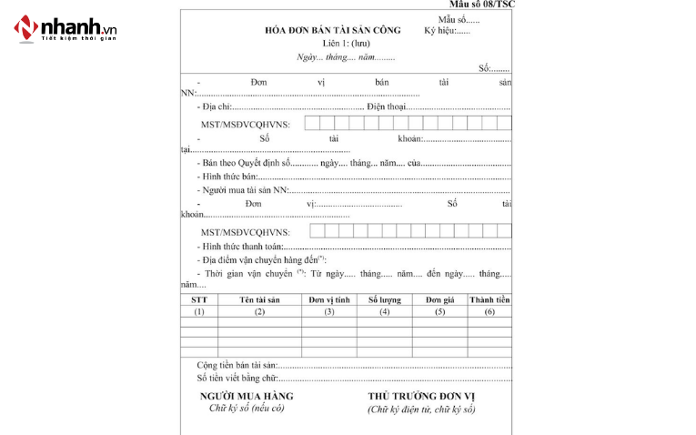 Hóa đơn tài sản giúp chuyển nhượng tài sản của Nhà nước minh bạch