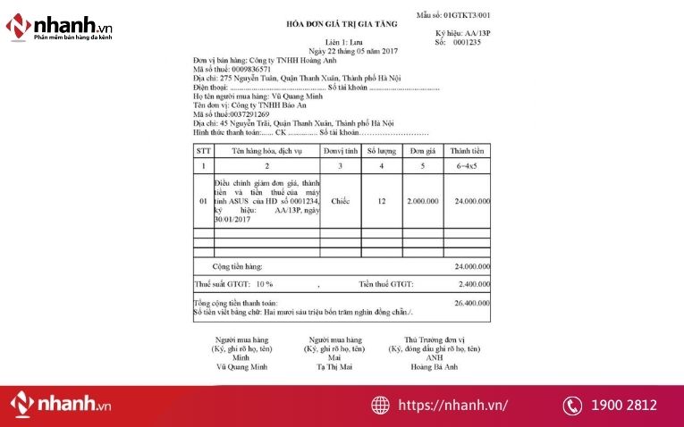 Hóa đơn giá trị gia tăng là gì?