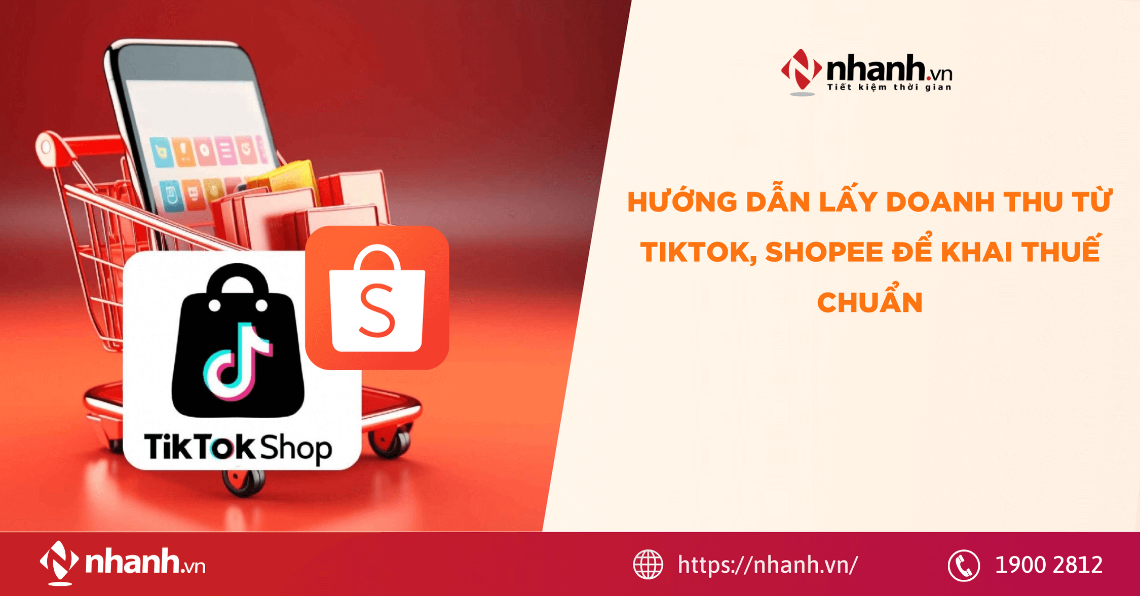 Hướng dẫn lấy doanh thu từ TikTok, Shopee để khai thuế chuẩn
