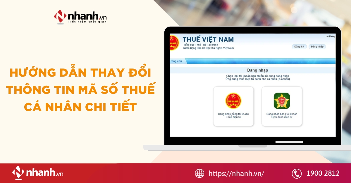Hướng dẫn thay đổi thông tin mã số thuế cá nhân chi tiết 2026