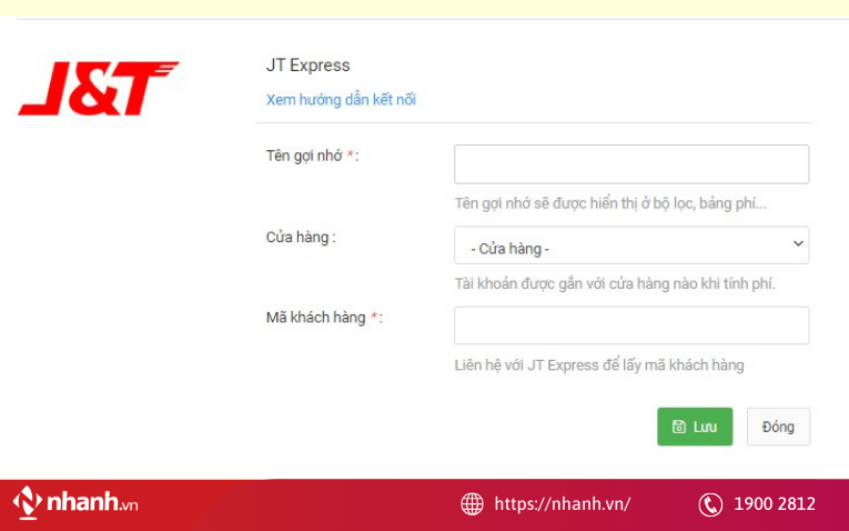 Kết nối J&T Express