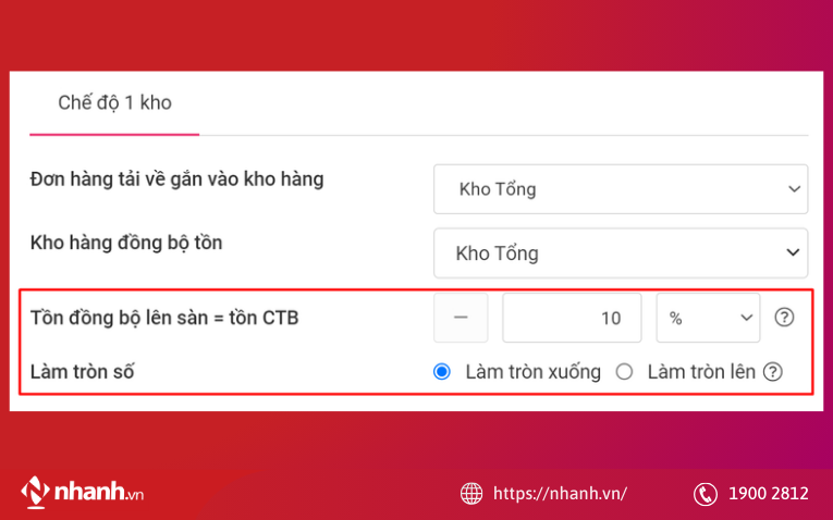 Khả năng đồng bộ kho và đơn hàng