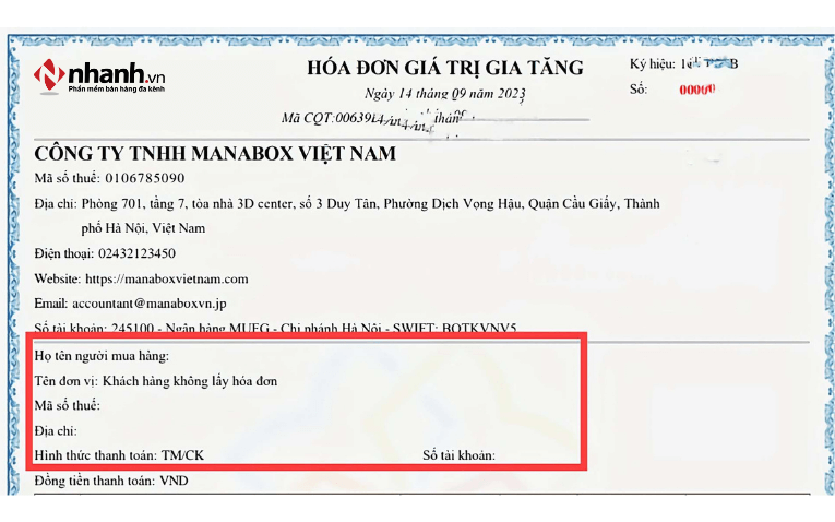 Khách hàng không lấy hóa đơn thì xuất hóa đơn thế nào?