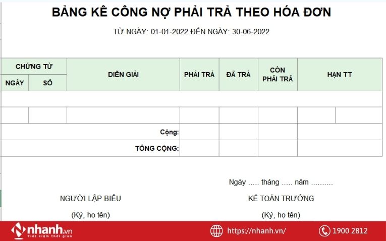 Một sai lầm phổ biến: Không theo dõi công nợ phải trả