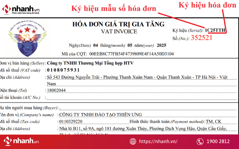 Ký hiệu hóa đơn điện tử theo thông tư 32