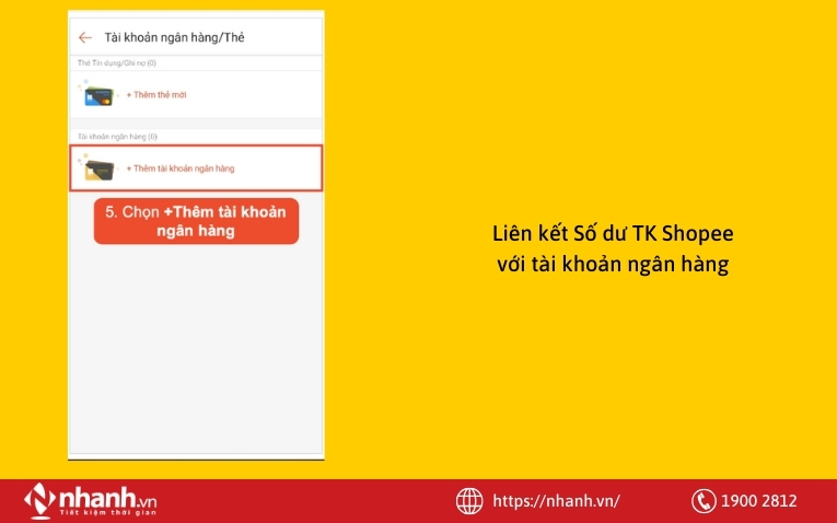 Cần phải liên kết Số dư TK Shopee với tài khoản ngân hàng