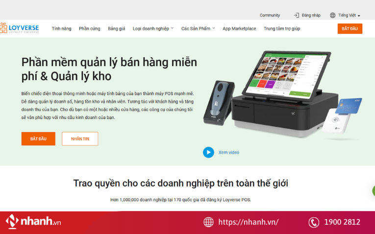 Phần mềm quản lý bán hàng Loyverse