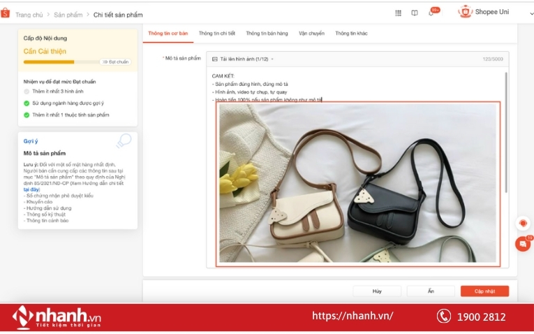 Một số lưu ý cần lưu lại khi bán hàng trên Shopee