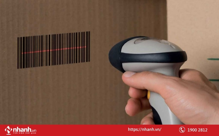 Mã vạch còn được sử dụng trong quy trình xuất kho