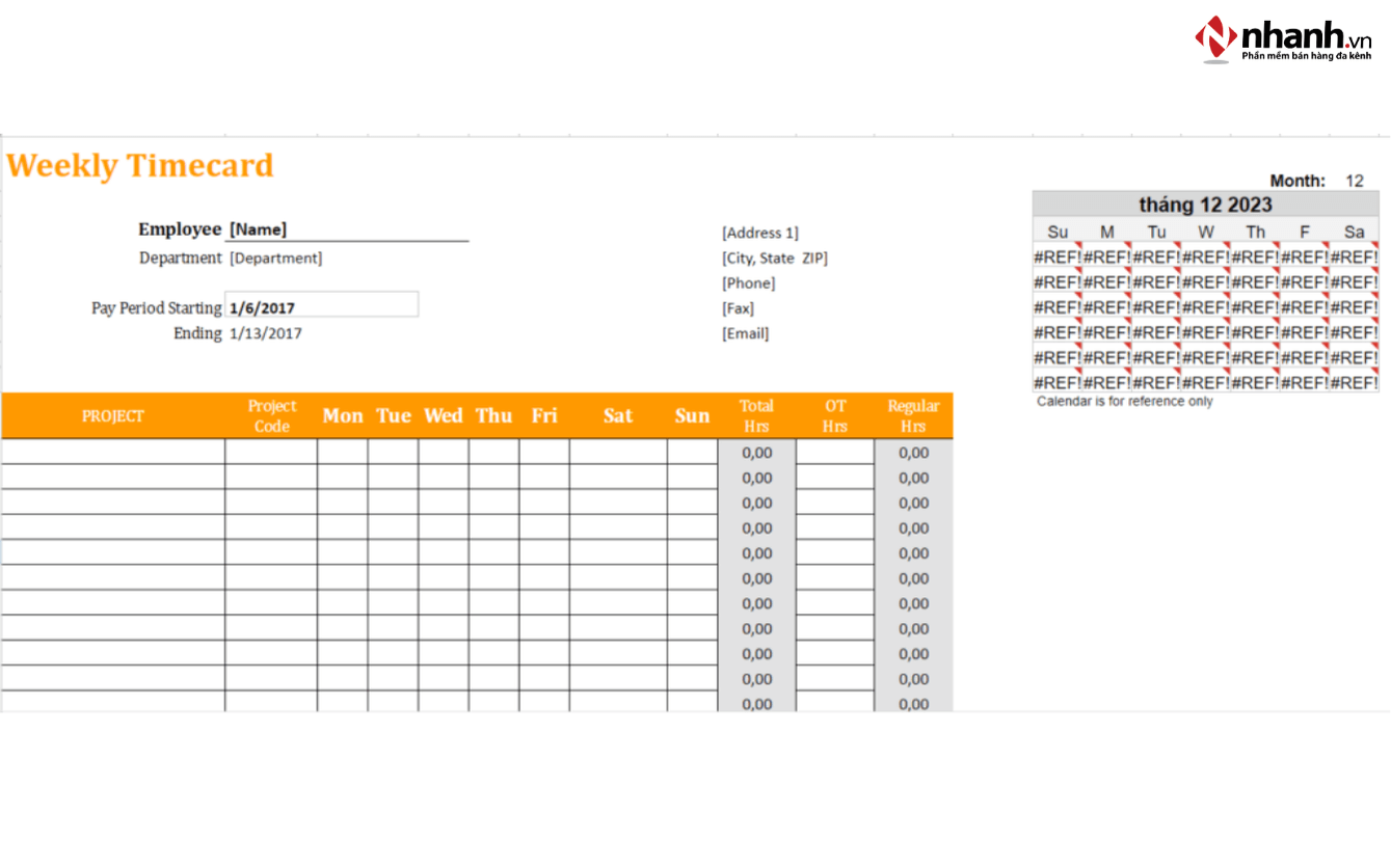 Theo dõi tiến độ công việc theo tuần