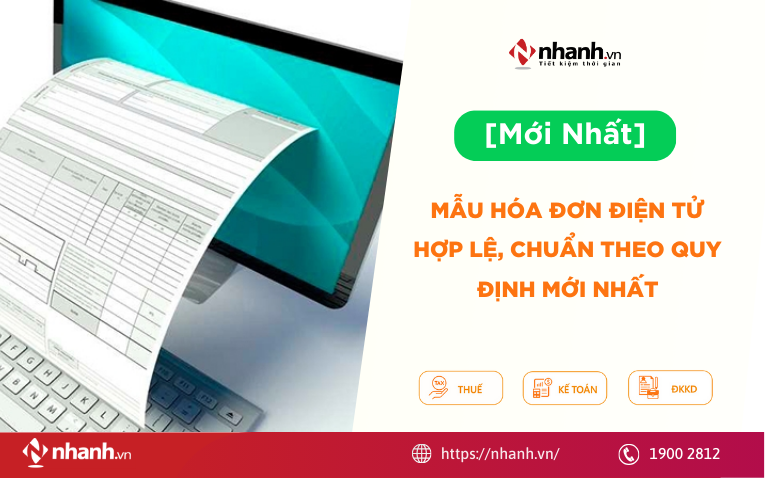 Mẫu hóa đơn điện tử hợp lệ, chuẩn theo quy định mới nhất