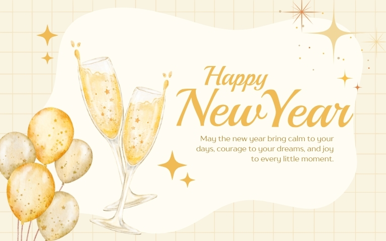 Mẫu thiệp chúc mừng năm mới