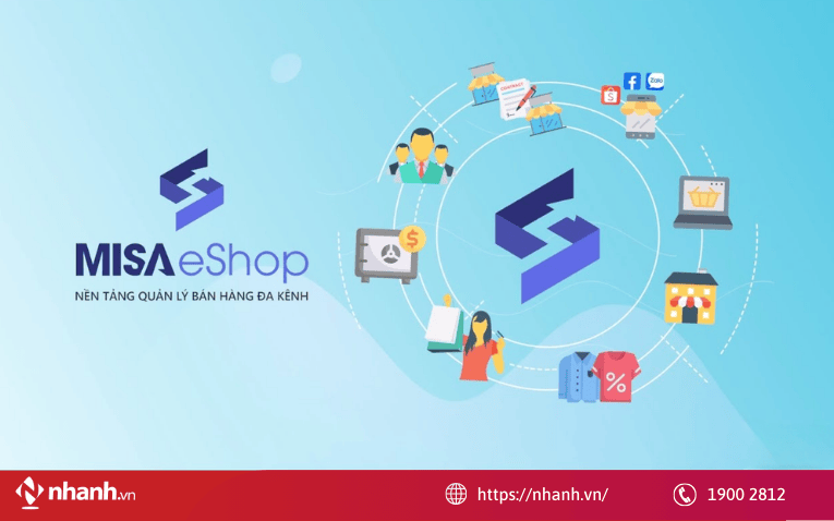 MISA eShop - Phần mềm bán gas có kế toán tích hợp mạnh mẽ