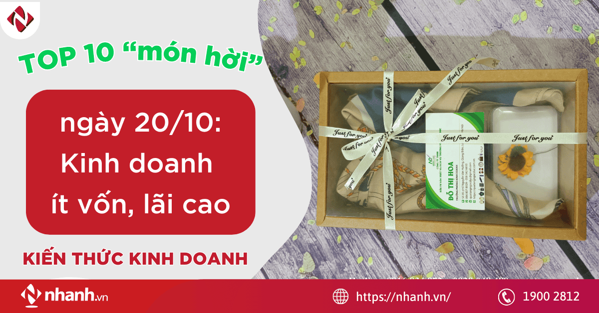 Bật mí 10 “món hời” ngày 20/10: Kinh doanh ít vốn, lãi cực cao