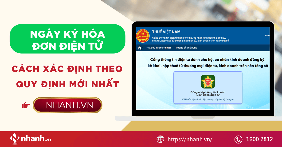 Ngày ký hóa đơn điện tử: Cách xác định theo quy định mới nhất