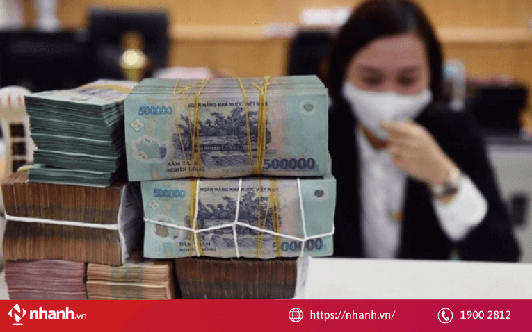 Nhận tiền để đáo hạn khoản vay ngân hàng