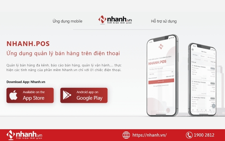 Nhanh.vn sở hữu ứng dụng quản lý đơn hàng trên điện thoại tiện lợi