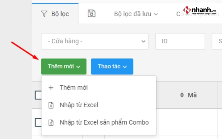 Nhập liệu sản phẩm tạp hóa một cách nhanh chóng