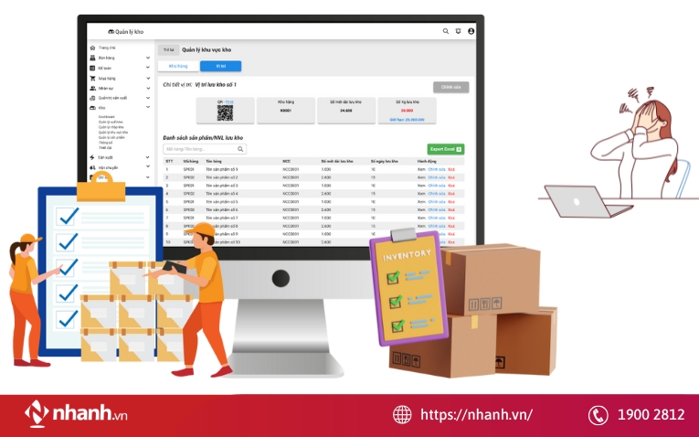 Những sai lầm cần tránh khi sử dụng phần mềm quản lý kho