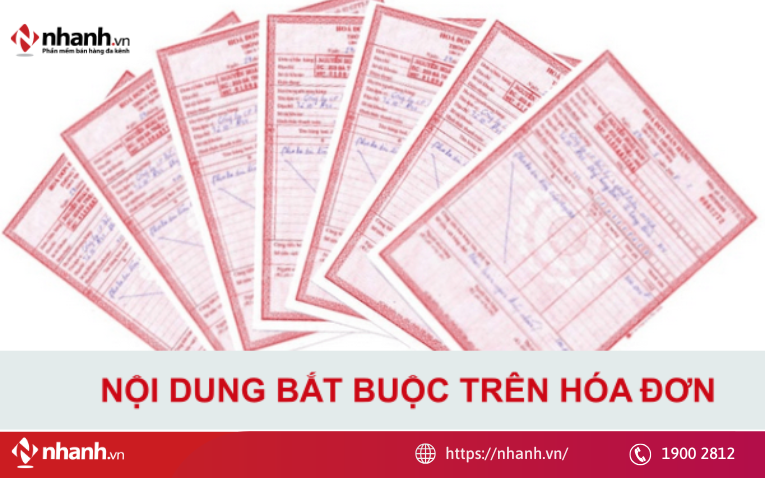 Nội dung bắt buộc trên hóa đơn điện tử