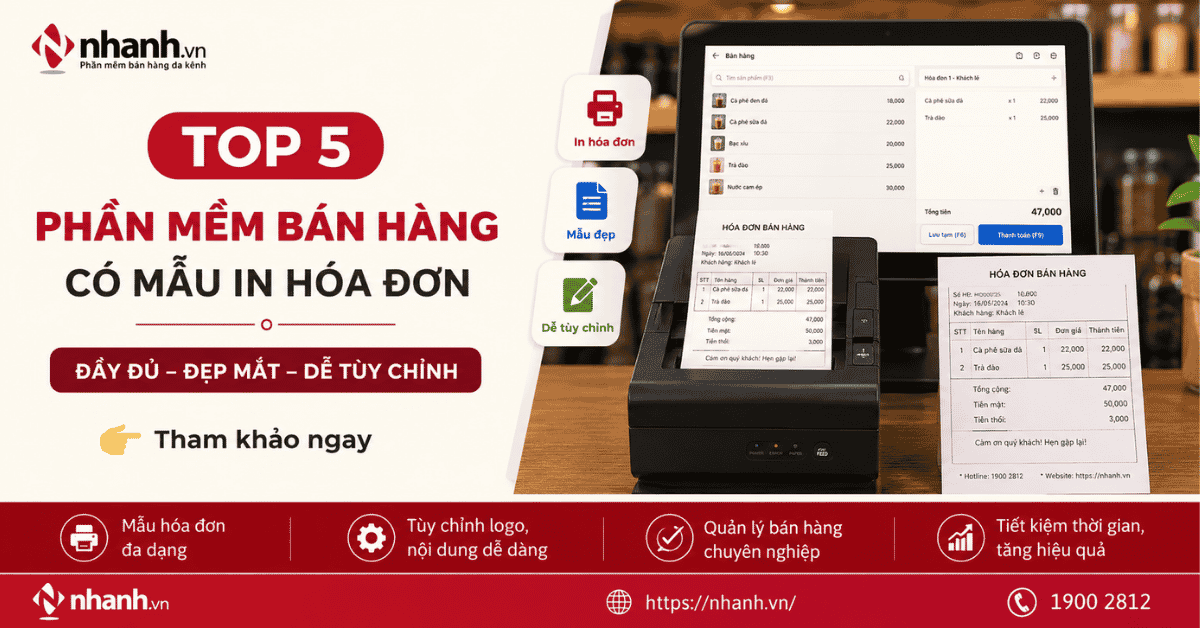 Top 5 phần mềm bán hàng có mẫu in hóa đơn để tham khảo