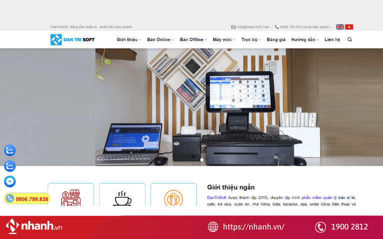 Phần mềm quản lý đơn hàng Dantrisoft