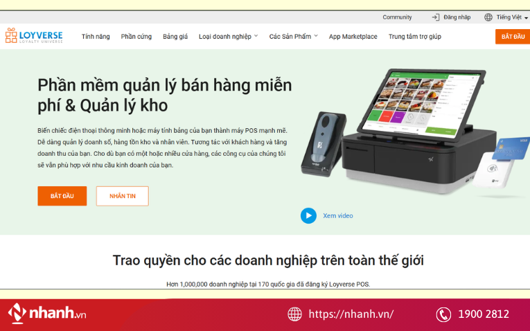 Phần mềm quản lý đơn hàng Loyverse POS