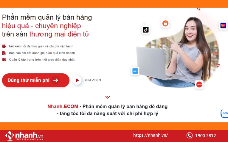Phần mềm Nhanh.Ecom