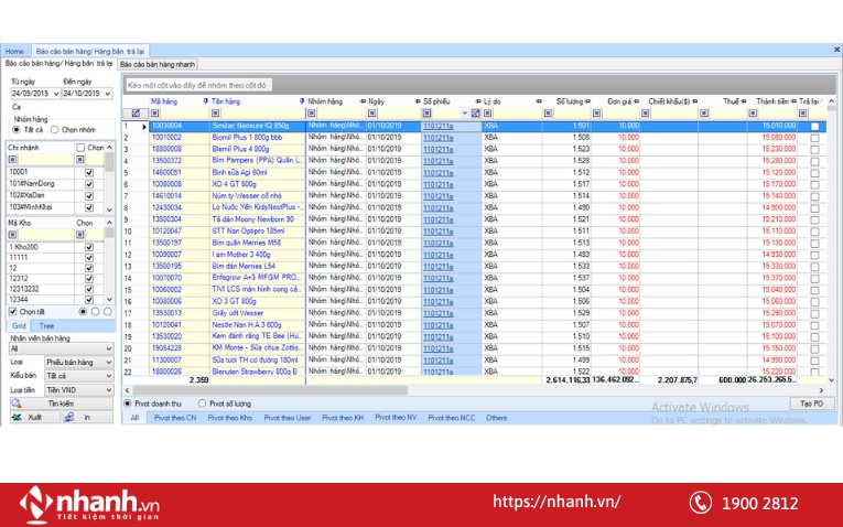 Phần mềm quản lý bán hàng HTsoft