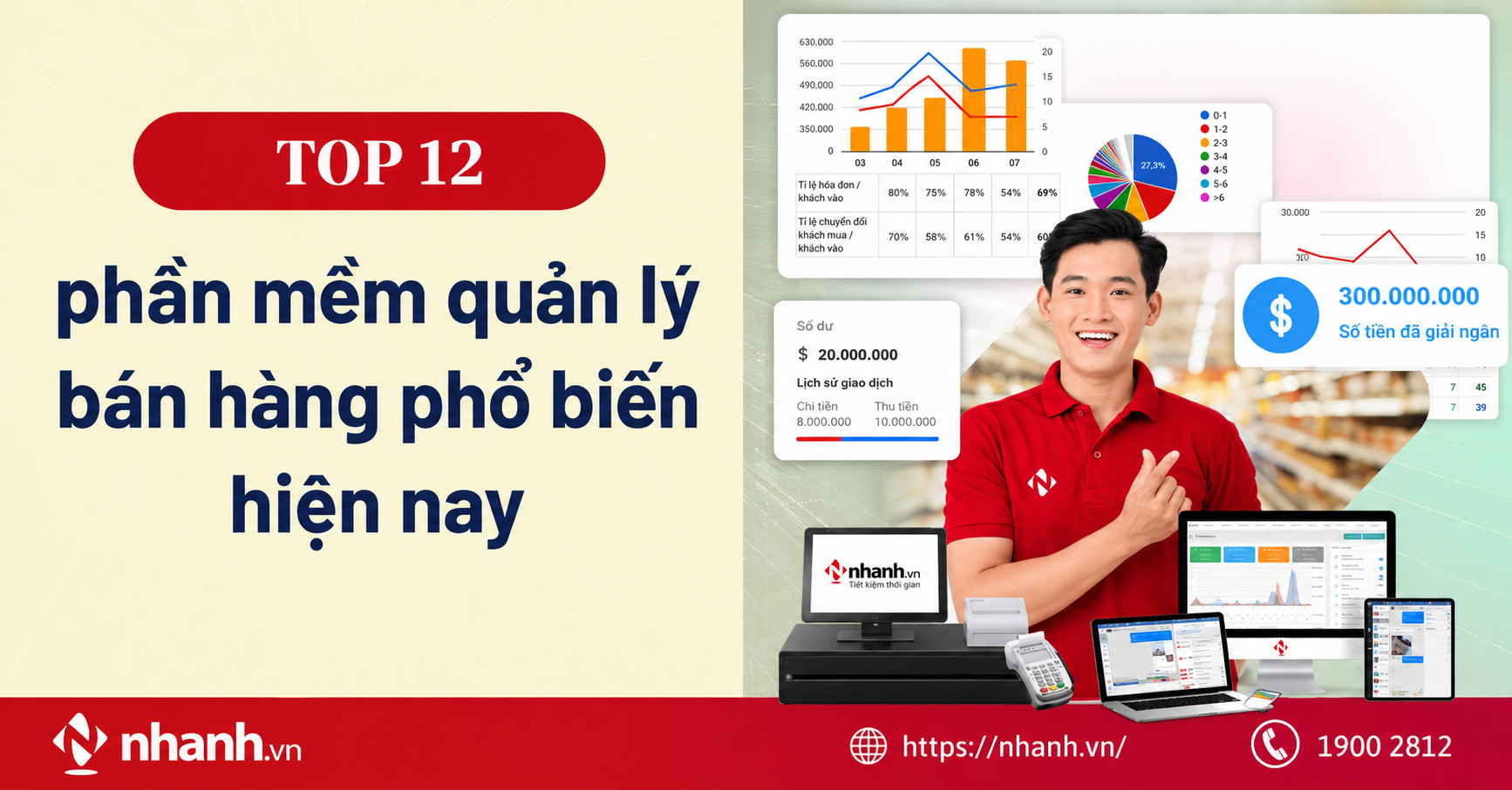 Top 12 phần mềm quản lý bán hàng phổ biến hiện nay