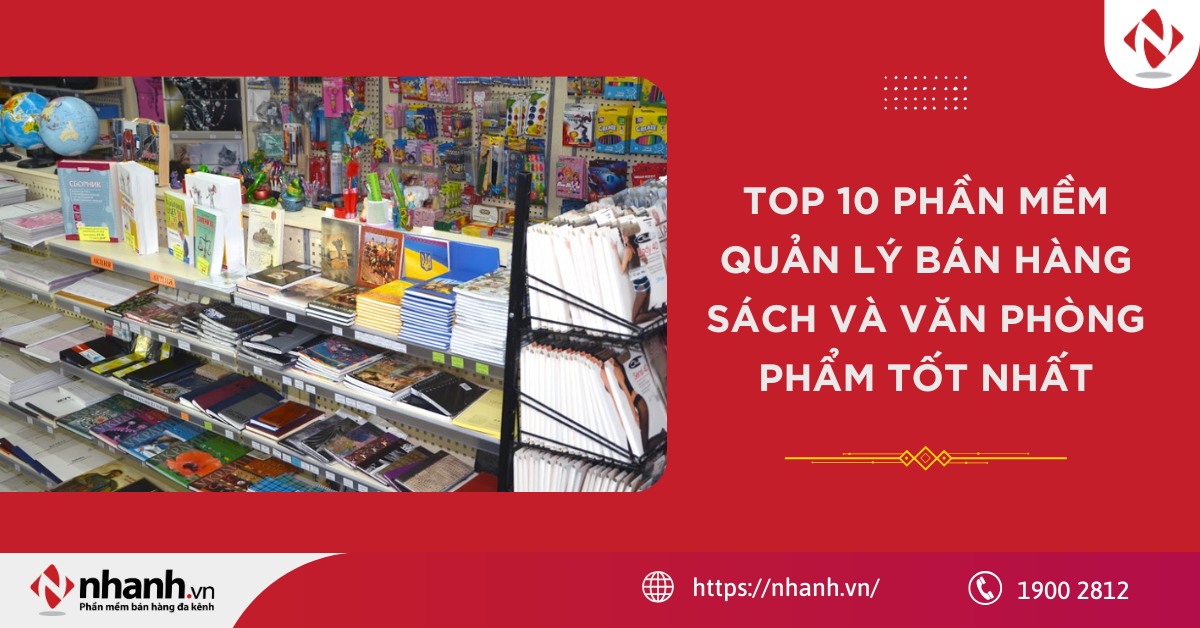 phần mềm quản lý bán hàng sách và văn phòng phẩm