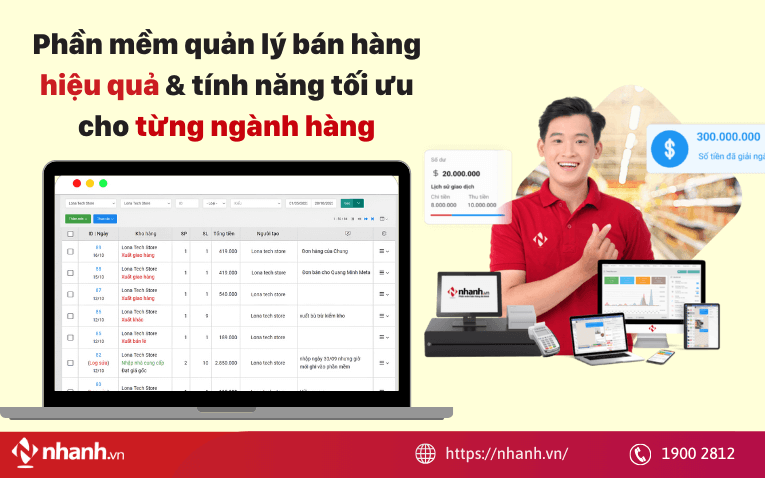 Phần mềm quản lý đơn hàng Nhanh.vn
