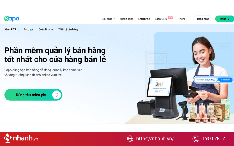 Phần mềm quản lý kho Sapo POS