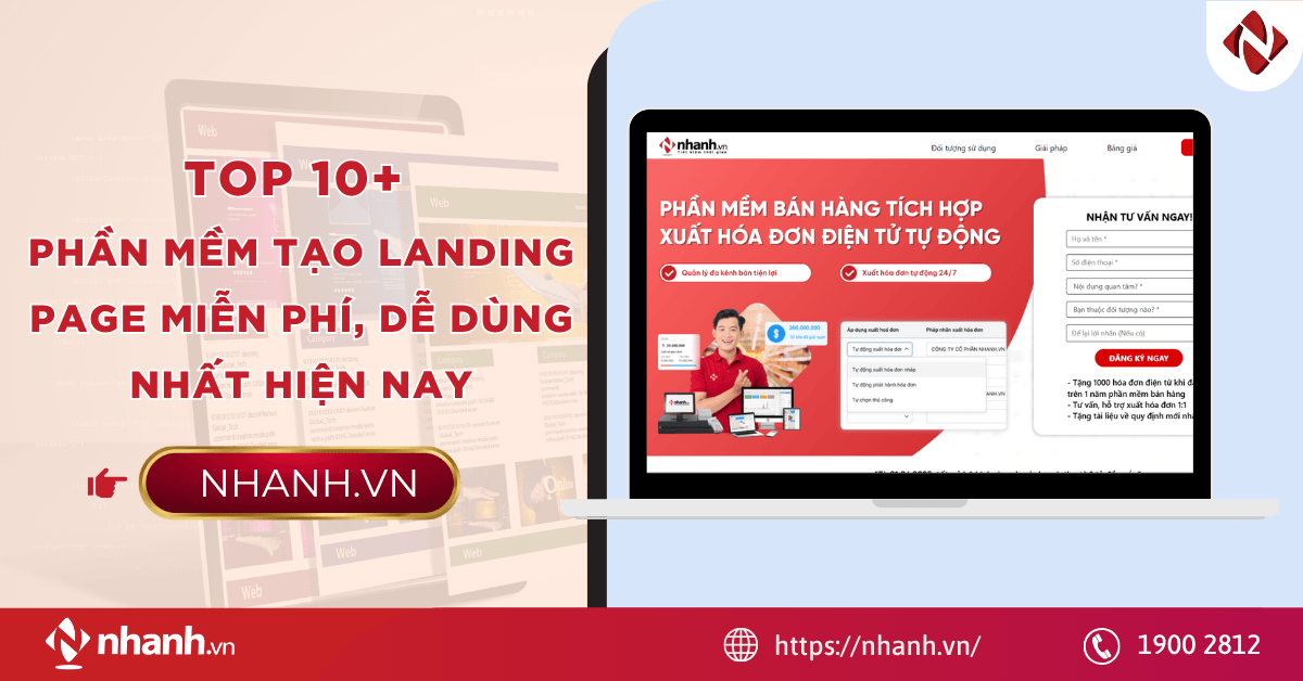 Top 10+ phần mềm tạo Landing Page miễn phí, dễ dùng nhất hiện nay