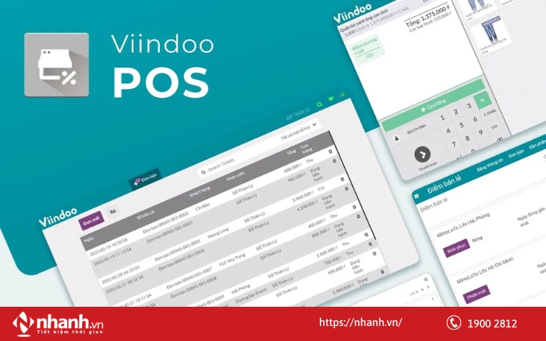 Phần mềm thu ngân Viindoo