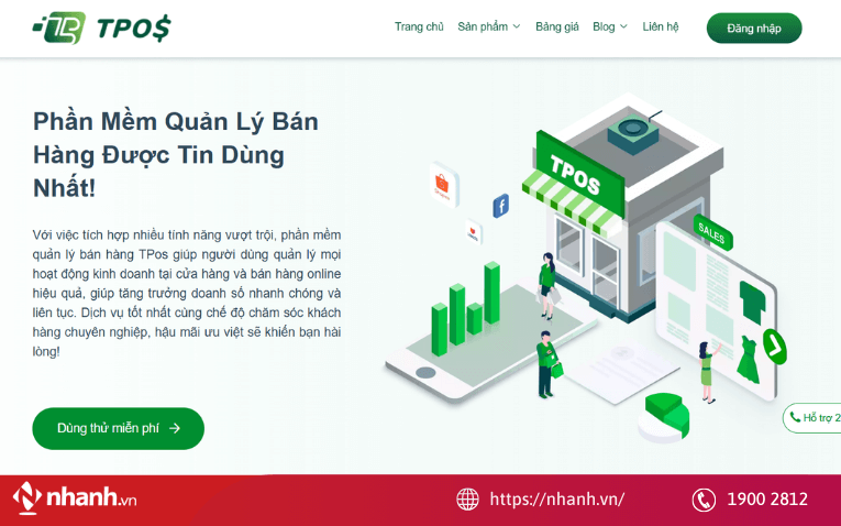 Phần mềm quản lý đơn hàng TPOS