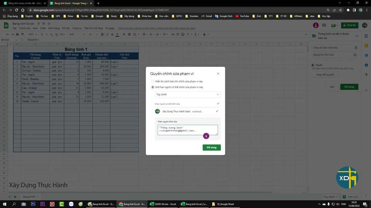 Phân quyền theo vai trò (nếu dùng cloud)