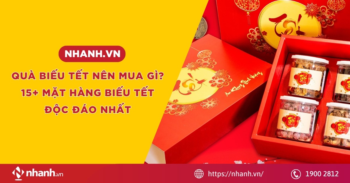 Quà biếu tết nên mua gì? 15+ mặt hàng biếu tết độc đáo nhất 2026