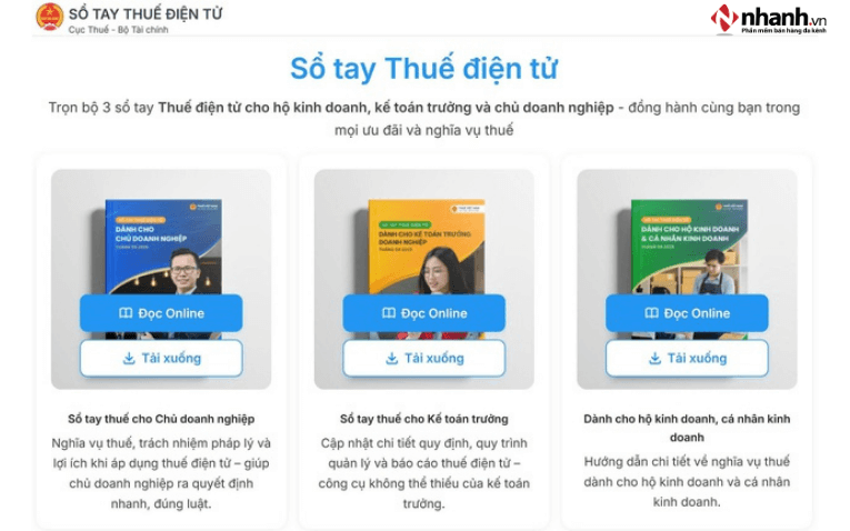 Sổ tay thuế điện tử
