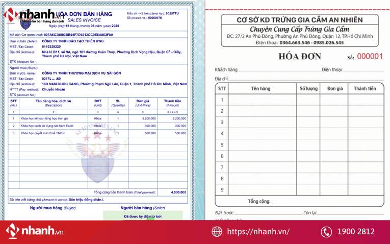 Sử dụng hóa đơn máy tính tiền để khớp đúng doanh thu thực tế