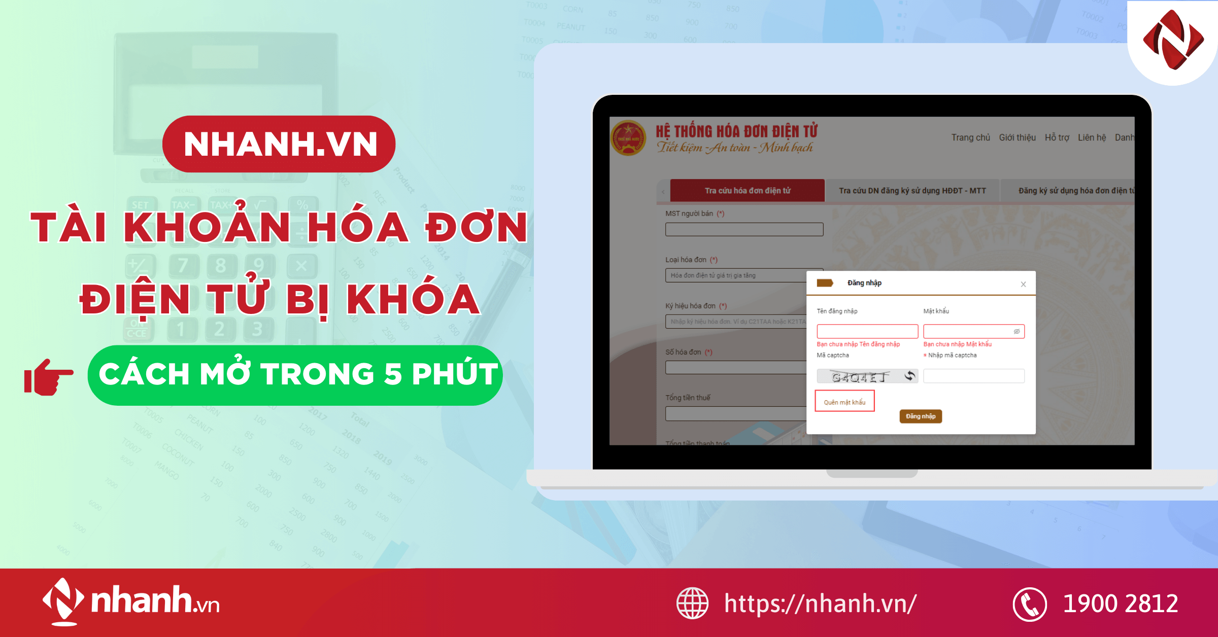 Tài khoản hóa đơn điện tử bị khóa: Cách mở khóa trong 5 phút