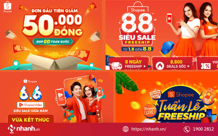 Tận dụng các chương trình khuyến mãi Shopee