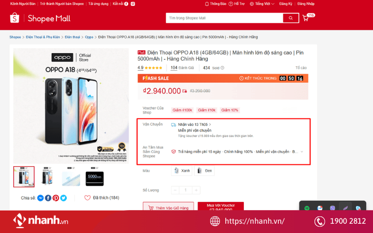 Tận dụng mã miễn phí vận chuyển & ưu đãi của Shopee